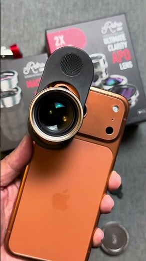 Get a great external lens for your iPhone #iPhone17promax #MobilePhotography #fotorgear