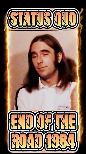 STATUS QUO looking forward to the end of touring in 1984! #statusquo