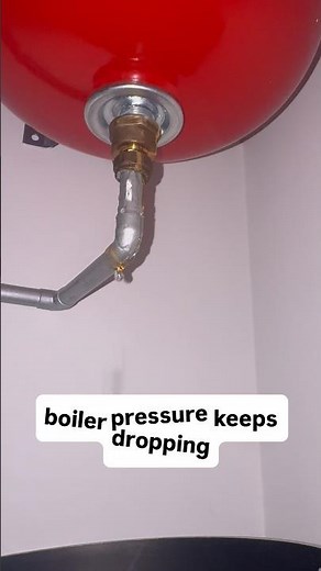 how to replace a leaking expansion vessel causing low boiler pressure and no shower 🚿🔧