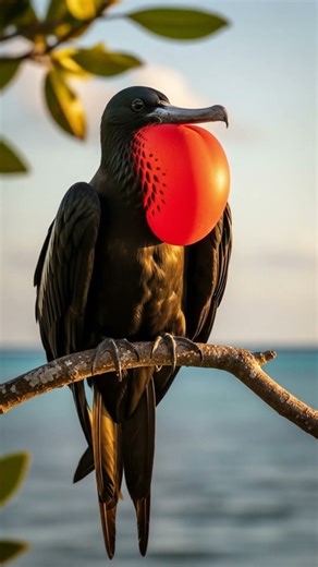 Magnificent Frigatebird Bird Sounds 4K | Courtship Drumming Up Close | Fregata magnificens