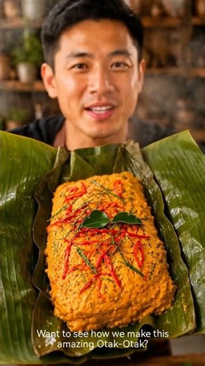 Have You Tried Otak-Otak Like THIS? 🔥 Banana Leaf Fish Recipe! #shorts #aivideo #food