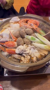 Japanese-style hot pot dish, known as Nabemono or Nabe, being prepared and shared at | Judessa Remarca Tampos