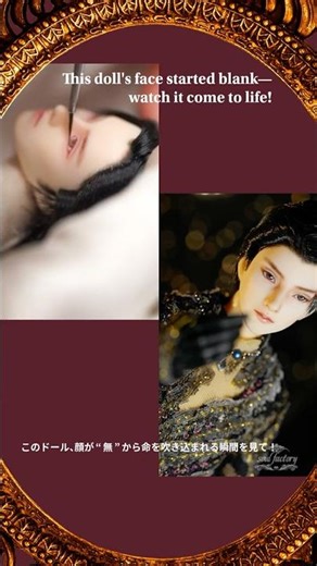 Realistic Figure Skater Doll Face-Up Transformation |No Talking ASMR#shorts #asmr #hanyu #doll