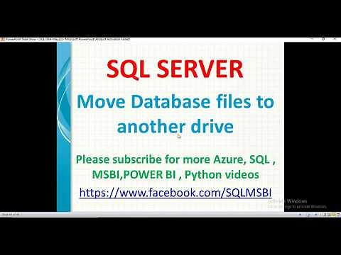 Move data files to another drive in sql | move mdf files to other drives in sql | sql dba tutorials