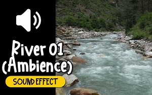 河流 #01 流水 小溪 环境音 音效 (HQ)