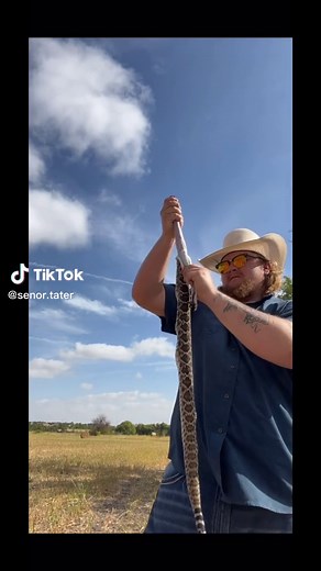 DIY Cowboy Hat Band Made from Rattlesnake Skin