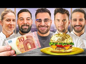 Cooking Challenge vs Michelin-Starred Chefs (10$ burger)