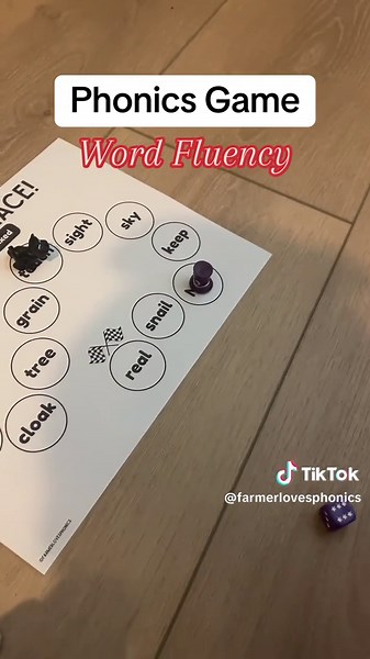 Enhance Word Fluency with Roll-Read-Race Games