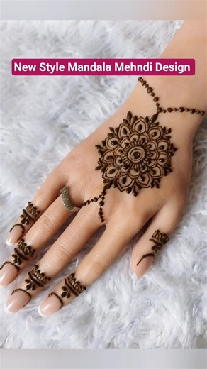 Mandala Mehndi Design For Beginners ✨