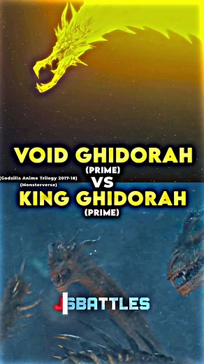 Void Ghidorah vs King Ghidorah Showdown