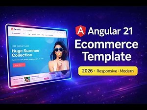 Angular 21 Ecommerce Template Demo | Modern Responsive Online Store UI