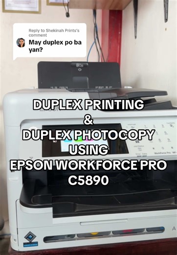Epson Workforce Pro C5890: Duplex Printing Guide