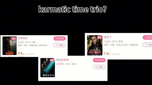 karmatic time trio? phase1