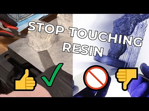 The ULTIMATE resin 3D printing removal technique