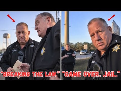 Cop Says Holding F‑Word Sign Is Illegal, Threatens Arrest