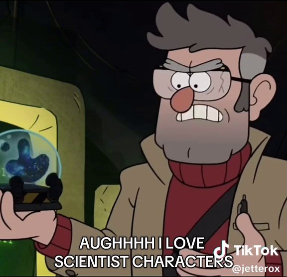 Adoration for Scientist Characters in Cartoons and Anime