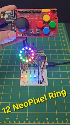 NeoPixel Ring With Joystick On Arduino