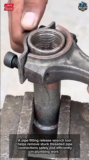 How to Remove Pipe tool Fitting Release Wrench Fast#tool