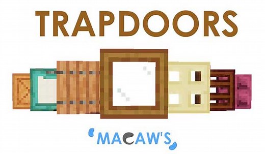 Macaw’s Trapdoors Mod para Minecraft 1.21.10, 1.20.1, 1.19.2, 1.18.2 y 1.16.5 | MineCrafteo