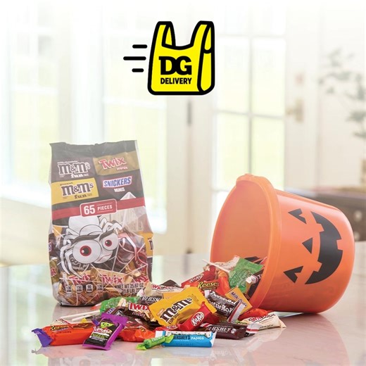 5.1K views | Shop Halloween candy from home & get the savings dropped at your door with DG Delivery. | Dollar General | Facebook