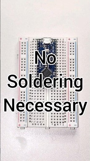 No soldering necessary to get started with arduino #arduino