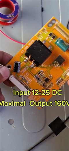 instal driver inverter backlight led tv#inverter #ledtv #repair