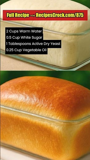Easy White Bread Recipe | Soft and Delicious Homemade Bread