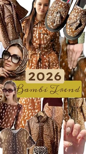 Bambi Print Trend 2026 🦌✨ Viral Aesthetic Fashion You Need to See! #shorts #trendingnow #bambiprint