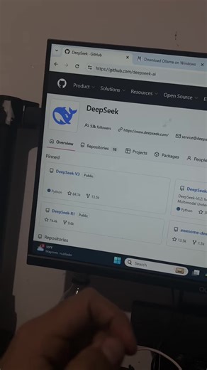 Utiliza DeepSeek de forma local 🤭 #python #developer #IA #openai #chatbot #IA #deepseek #automatizacion