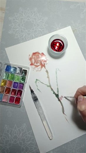 Υγρή μεταξοτυπία: {Νερό πάνω σε Νερό} #art #watercolor #painting