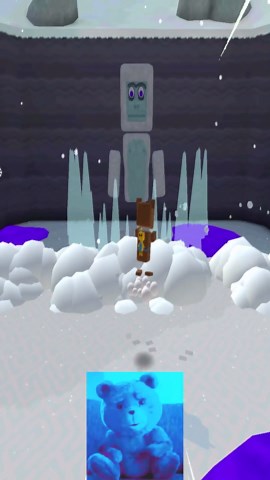 Fight the yeti - Super Bear Adventure level 2