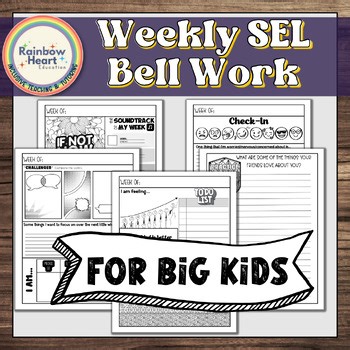 Weekly SEL Bellwork | Middle School