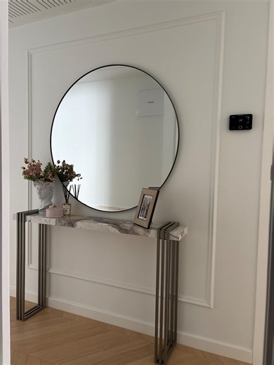 Luxury Handmade Console Table | Porcelain Stoneware Top and Architectural Metal Legs | Elegant Entryway Furniture - Etsy