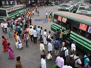 சென்னையில் பஸ்சில் இருந்து பயணிகளை இறக்கிவிட்ட போக்குவரத்து ஊழியர்கள் - கடும் அவதி