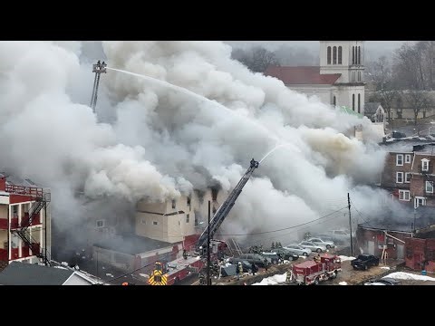 3rd Alarm Fire Devastates the Hotel Hampton, Easton, Pennsylvania - 2.20.26