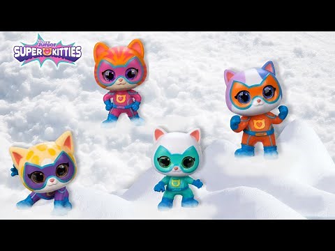 SuperKitties TOYS! Disney Jr - Superkitties help the Paw Patrol Pups! Plus ICE Toy Episode!