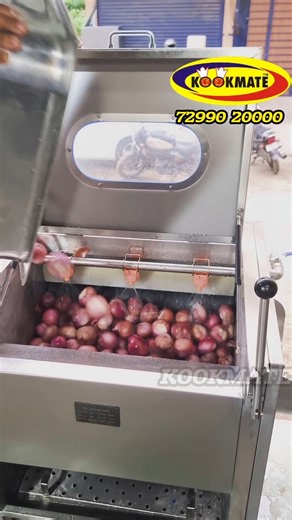 Onion Peeling Machine Multi purpose Vegetable Peeling Machine| Stone Type Brush Peeling Machine