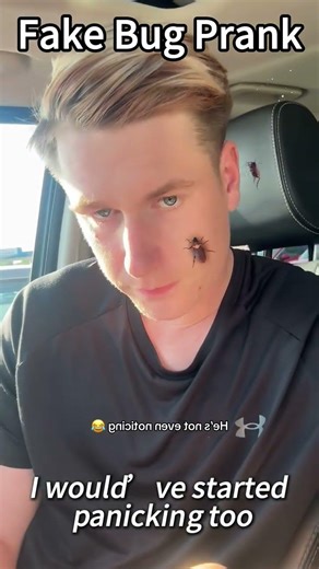 Fake Bug Prank On My Boyfriend | He Jumped Out Of His Skin!#fakebugprank#spiderprank#cockroachprank