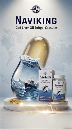 Naviking Cod Liver Oil 100s Cap | Daily wellness support made simple | MedPlusMart