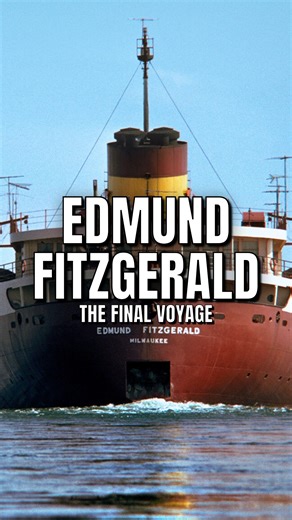 FIFTY YEARS AGO, THE FITZGERALD WENT DOWN. November 10, 1975. Lake Superior. A storm so brutal it swallowed the largest ship ever to sail the Great Lakes. The Edmund Fitzgerald was 729 feet long. Built in River Rouge in 1958. Nicknamed “The Mighty Fitz.” For 17 years, she hauled iron ore between Duluth and Detroit, fast and record-breaking, with a reputation as the pride of the fleet. Her final run started in Superior, Wisconsin. She was carrying more than 26,000 tons of taconite pellets, bound 