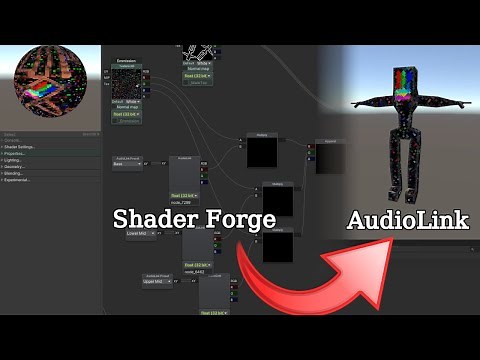 Create AudioLink Shaders with Shader Forge [Unity/VRChat] (Epilepsy warning)
