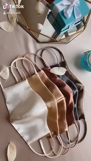 Silk face masks are the way forward✨ #fyp #foryoupage #silkmask #tfbornthisway