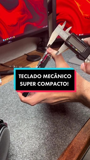 Teclado Mecânico Keychron K3 V2: Compacto e Eficiente