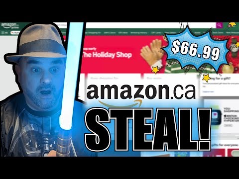 I Found a Premium RGB Lightsaber on Amazon for UNDER $70CAD! Great Gift for Christmas 2025!