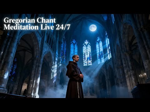 Gregorian Chants for Meditation and Calm for Deep Sleep (Live 24/7)