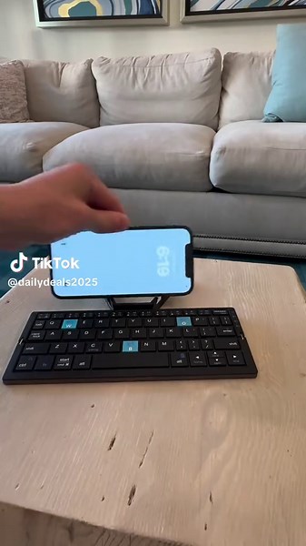 Portable Folding Keyboard for Work and Travel