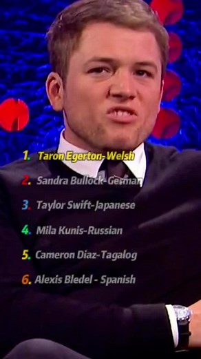 Celebrities Speaking Their Native Languages