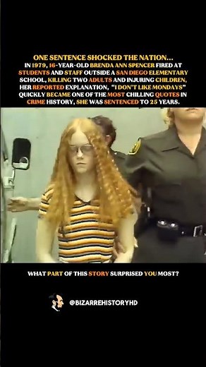 She Hated Mondays… Then This Happened #history #crime