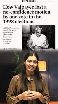 The 1 Vote That Changed Indian Politics | Atal Bihari Vajpayee Story