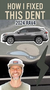Nasty RAV4 Dent Saved with the Rat Rod and PDR (paintless dent removal) #pdr #pdrtools #pdrtraining | Dent Repair Jax Fl